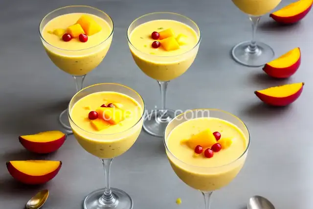 Frozen Rum-Mango Lassi