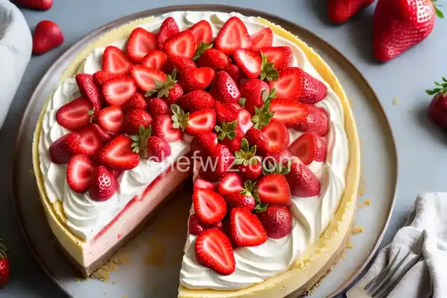 Frozen Strawberry Cheesecake