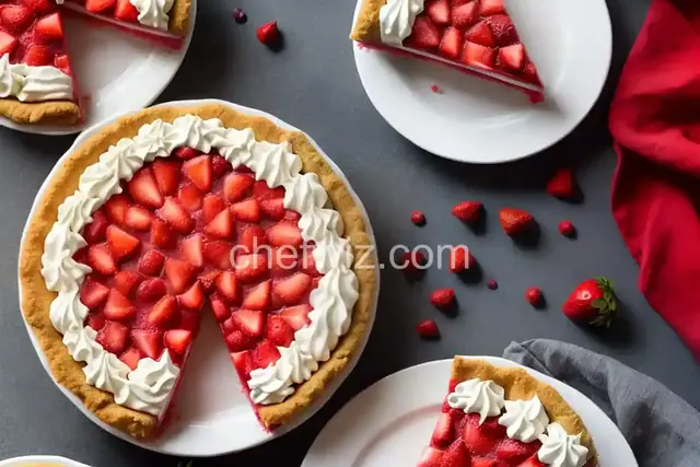 Frozen Strawberry Lemonade Pie