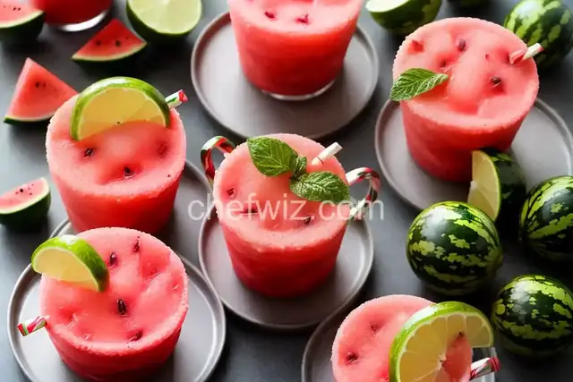 Frozen Watermelon Mules