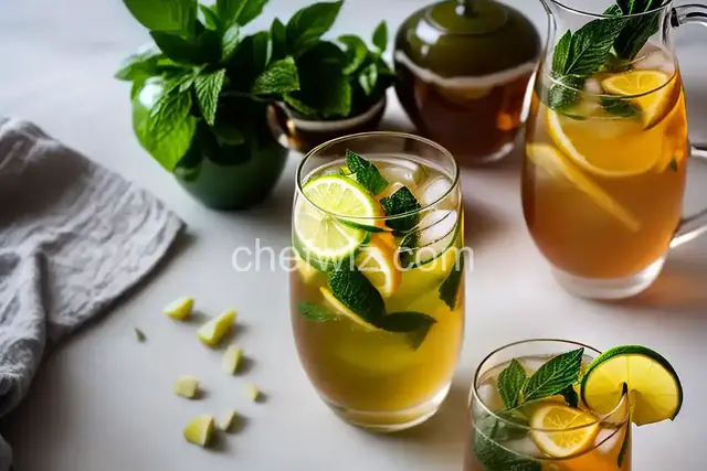 Fruit-Flavored Iced Green Tea