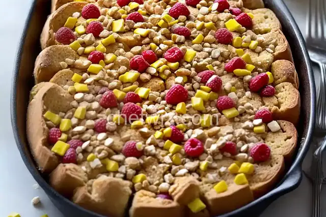 Fruity Pebble French Toast