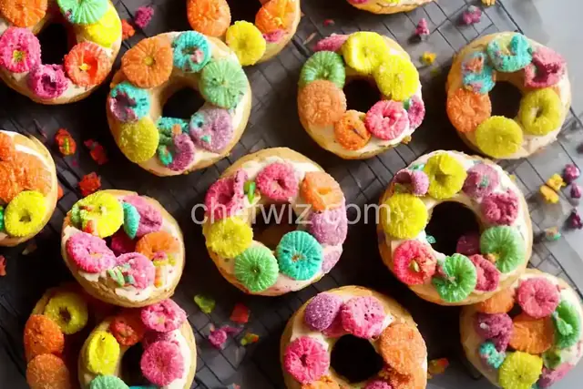 Fruity Pebbles Donuts