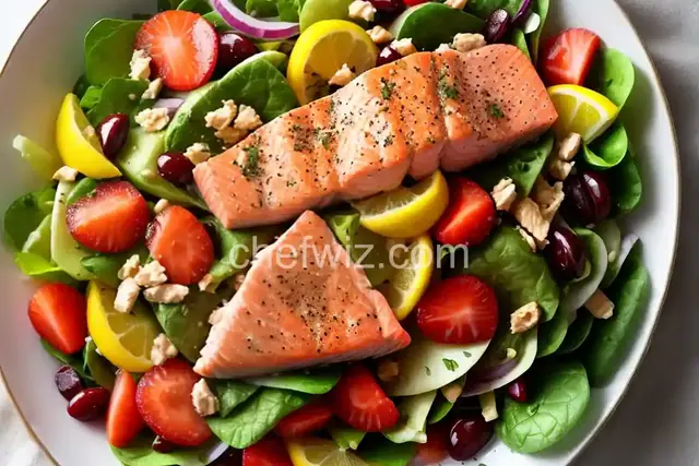 Fruity Red Salmon Salad