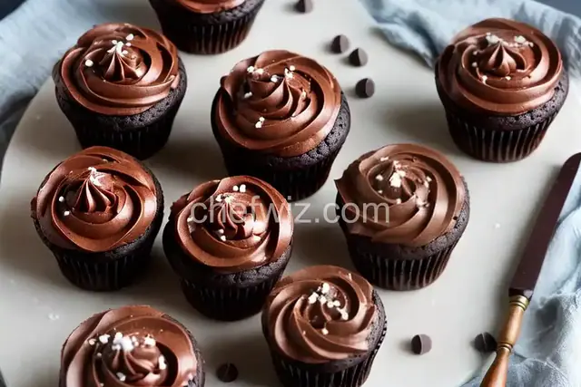 Fudgy Chocolate Cupcakes