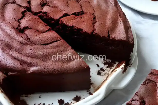 Fudgy Flourless Chocolate Cake