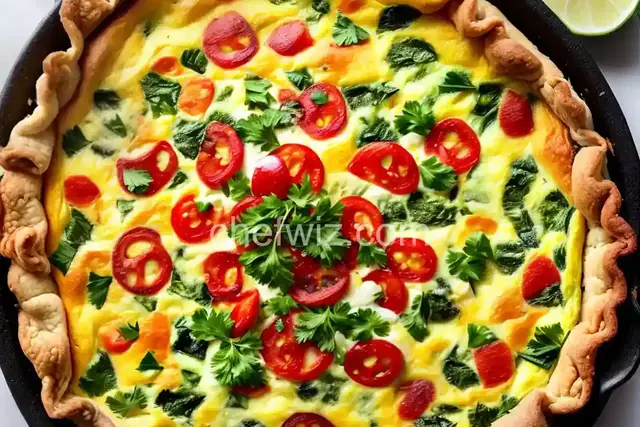 Fully Loaded Everything Bagel Quiche