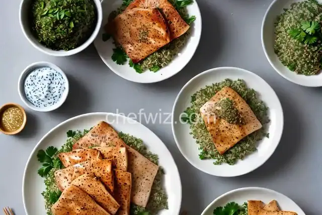Furikake Ahi with Cilantro Dip