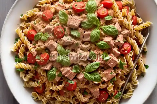 Fusilli with Tuna and Tomato Sauce