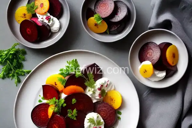 Gaby’s Roasted Beets and Labneh