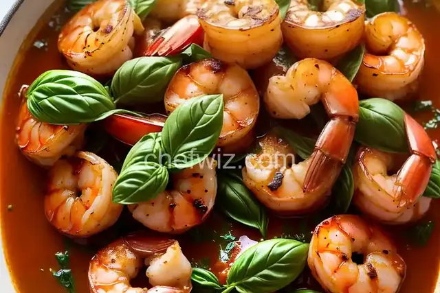 Garlic Basil Shrimp