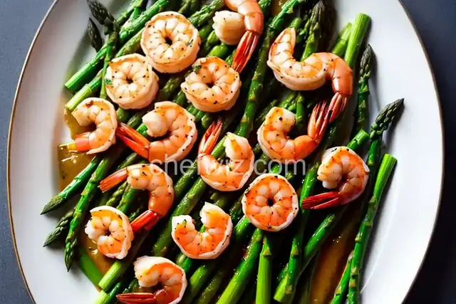 Garlic Butter Shrimp & Asparagus