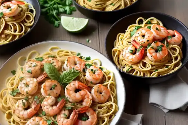 Garlic Butter Shrimp Pasta