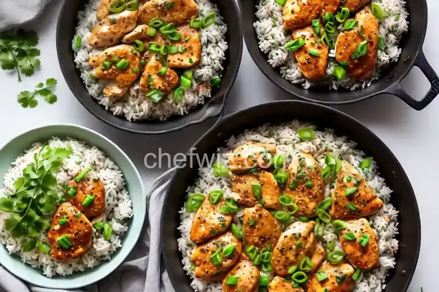 Garlic Chicken Fragrant Rice On a Budget
