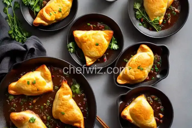 Garlic Chicken Puffs