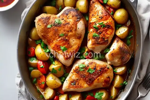Garlic Chicken and Potatoes