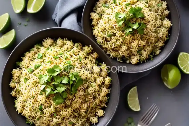 Garlic Cilantro Lime Rice