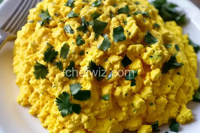 Garlic-Cilantro Scrambled Eggs
