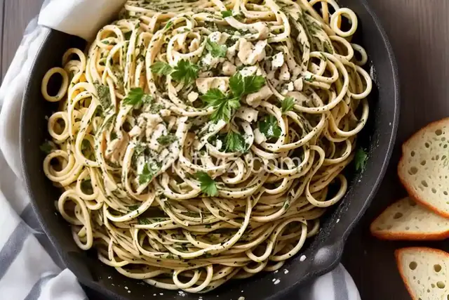 Garlic-Herb Linguine