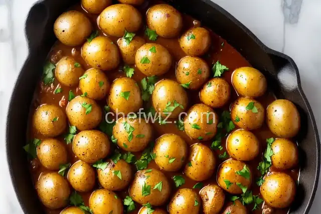 Garlic Herb Skillet Potatoes