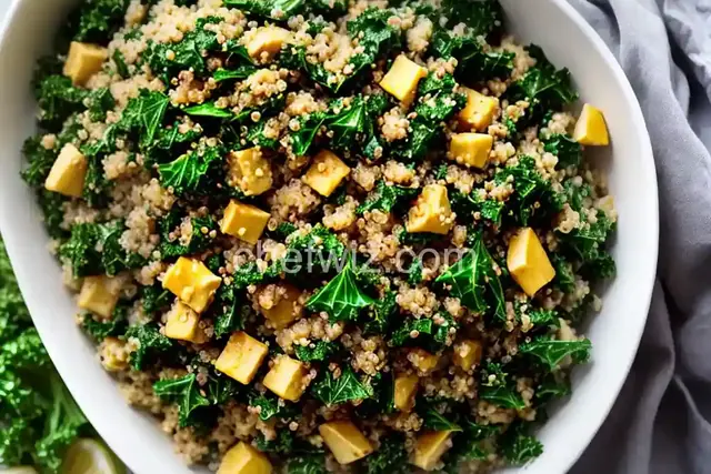 Garlic Kale Quinoa