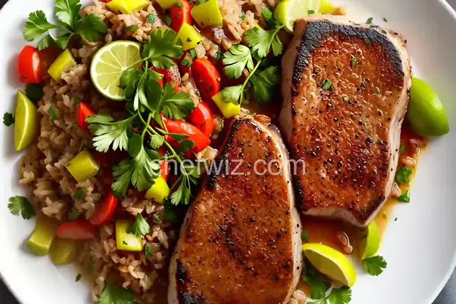 Garlic-Lime Pork Chops
