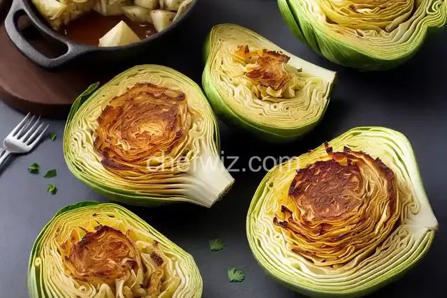 Garlic Loves Roasted Cabbage