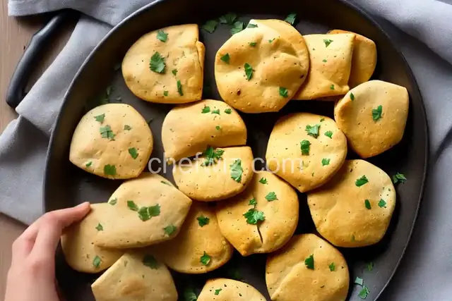 Garlic Pita Bread Bites