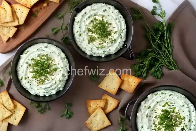 Garlic Scape Goat Cheese Dip