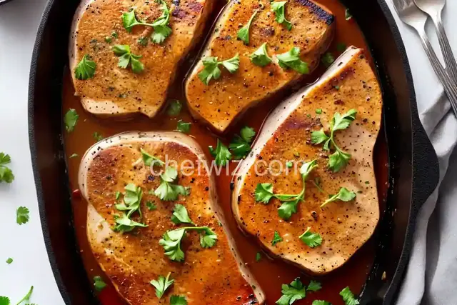 Garlic-Seasoned Baked Pork Chops