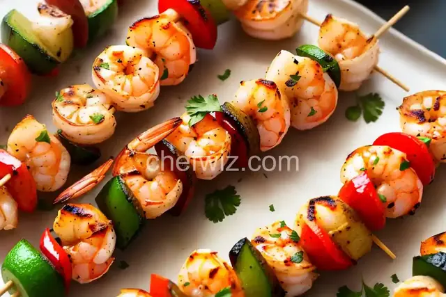 Garlic Shrimp Kabobs