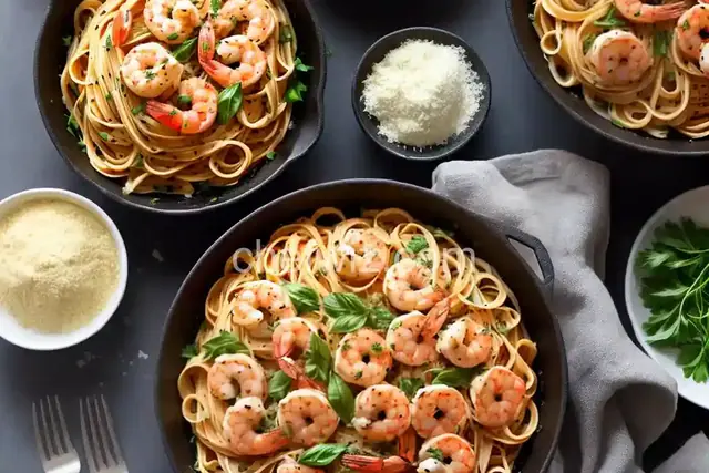 Garlic Shrimp Pasta