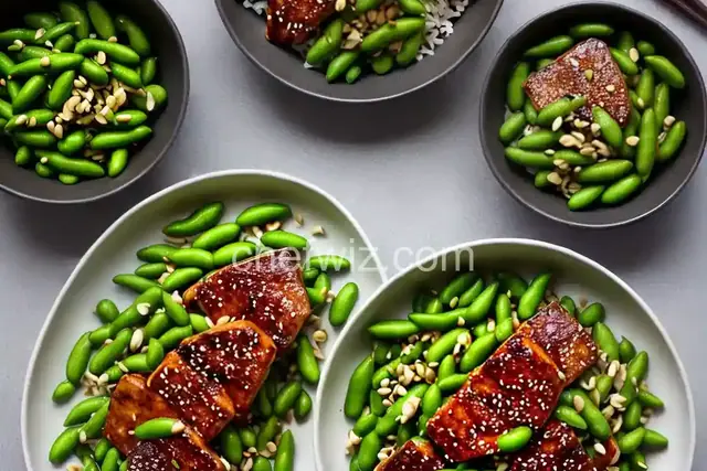 Garlic Teriyaki Edamame
