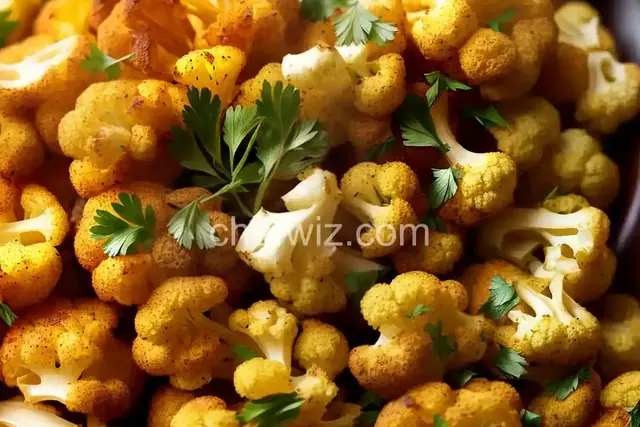 Garlic and Herb Cauliflower Chips