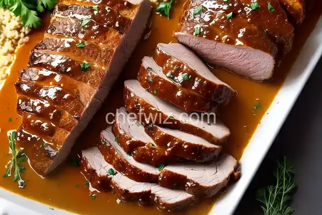 Garlic and Mustard Pork Roast