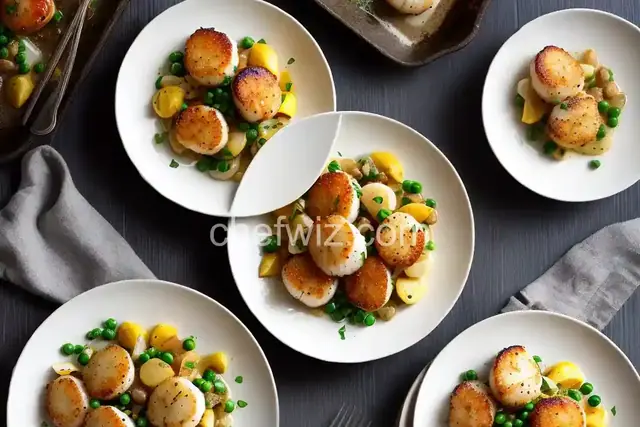 Garlicky Buttery Scallops