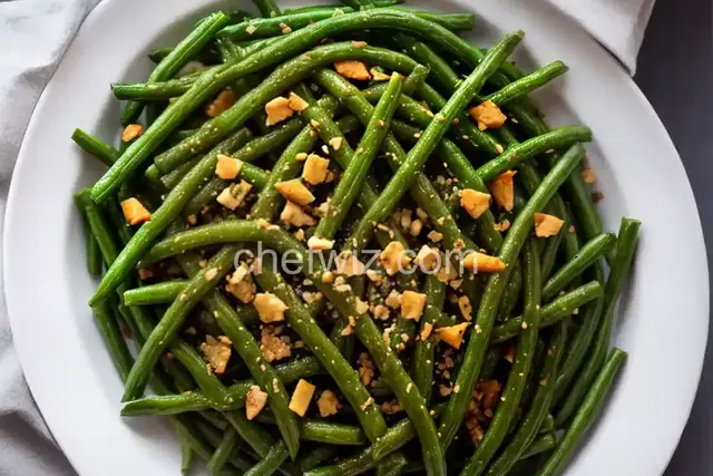 Garlicky Green Beans