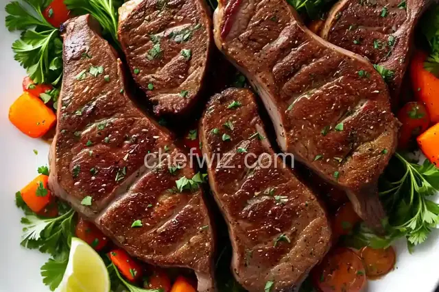Garlicky Lamb Chops