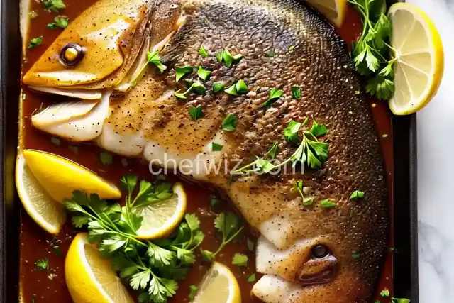 Garlicky Lemon Baked Tilapia