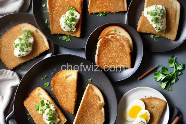 Garlicky Panko Toasties