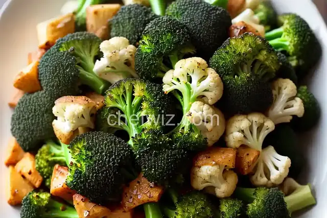 Garlicky Sauteed Broccoli and Cauliflower