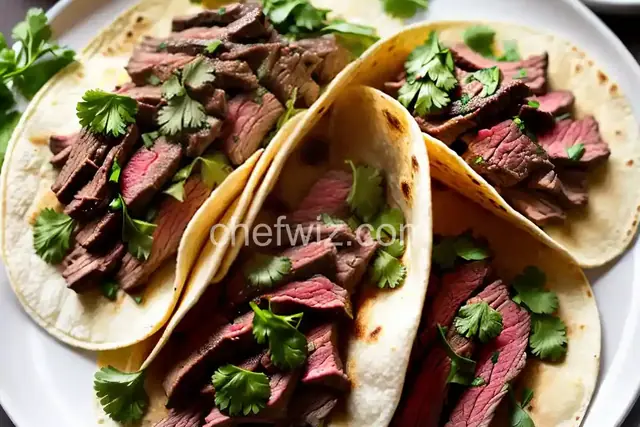 Garlicky Skirt Steak Tacos