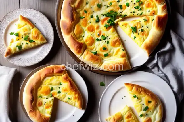 Georgian Cheese and Egg Bread (Adjaruli Khachapuri)