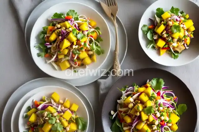 Georgie's Mango Papaya Salad