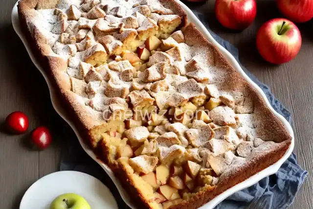 German Apple Pudding Cake