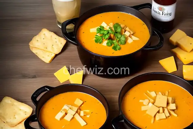 German Cheddar and Beer Fondue