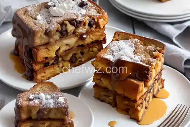 German Chocolate French Toast Cake