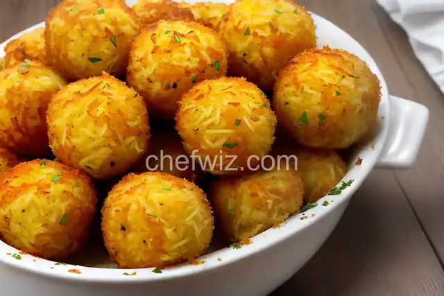 German Potato hashbrown balls