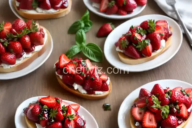 Get Ready To Devour Strawberry Balsamic Bruschetta