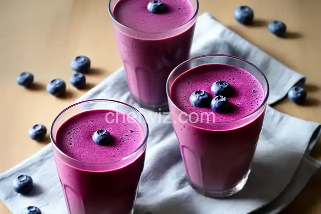 Get Up & Go Blueberry Date Cocoa Smoothie